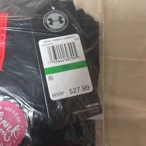 Under armour stretch shorts 1351805 black/red accents